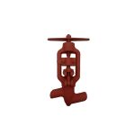 Клапан (вентиль) запорный 1c-11-1М, Ду10 Ру100, корпус - ст.20, под приварку